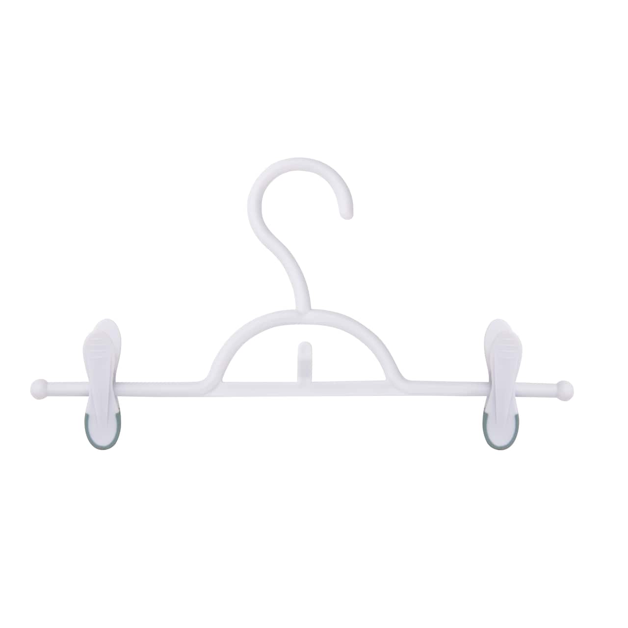 Honey Can Do White Soft Touch Pant Hangers, 12ct.